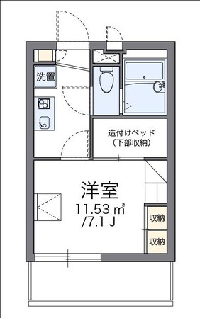 レオパレスＳ　Ｋの物件間取画像